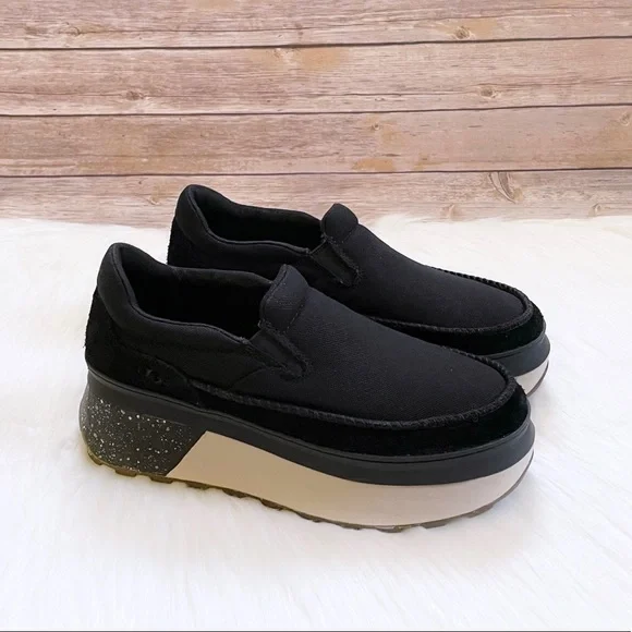 Ugg Marin Slip On UGG Marin Mega Slip-On Trainer White Leather